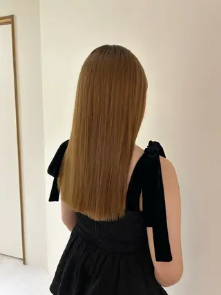 ロング 田中 樹奈のヘアスタイル