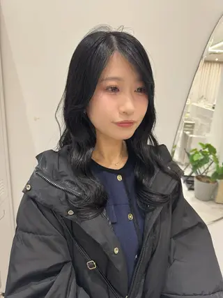 ロング カラー 透明感カラー ボブ ミディアム 齊木勇人のヘアスタイル