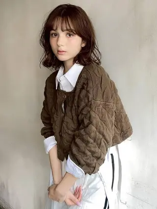 透明感/グレージュ/ レイヤー/ 青空のヘアスタイル