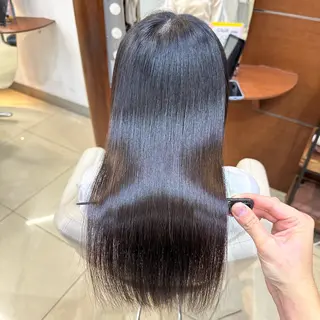 ロング パーマ 縮毛矯正/髪質改善 /韓国風　山川春輝のヘアスタイル