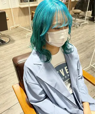 セミロング ♡透明感/艶カラー/ M a I ♡のヘアスタイル