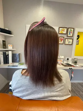 セミロング YAP！HAIR トコツメアヤノのヘアスタイル