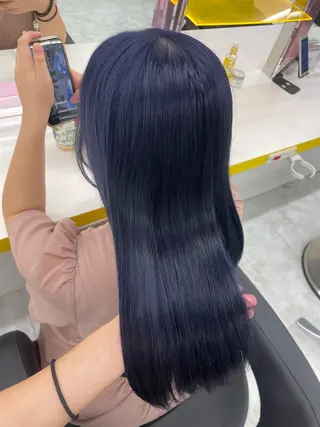 ロング カラー 🦋色落ち綺麗カラー メンズYUZU🦋‪のヘアスタイル