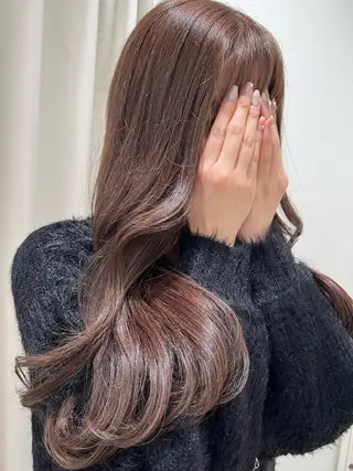 ロング カラー ヘアアレンジ 新宿color🐝 AYAKA🌈💖のヘアスタイル
