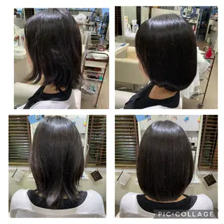 ミディアム jouir_ yukiのヘアスタイル