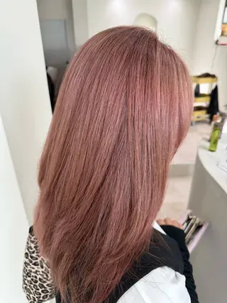 ロング カラー 脱白髪染め美容師 竹内涼乃のヘアスタイル