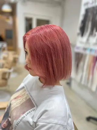ミディアム カラー パーマ ヘアアレンジ メンズ キッズ ネイル マツエク・マツパ アイブロウ 🧡可愛い色落ち🧡 ハイトーン特化🧡のヘアスタイル