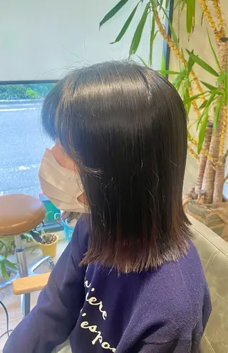 ミディアム LiC えりのヘアスタイル