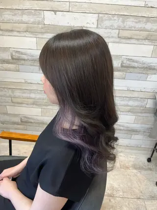 セミロング 渡邉 三香子のヘアスタイル