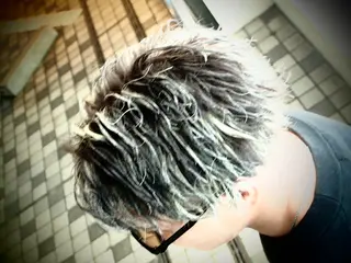 ショート カラー ヘアアレンジ メンズ メンズヘア静岡 ✂︎Ryuheiのヘアスタイル