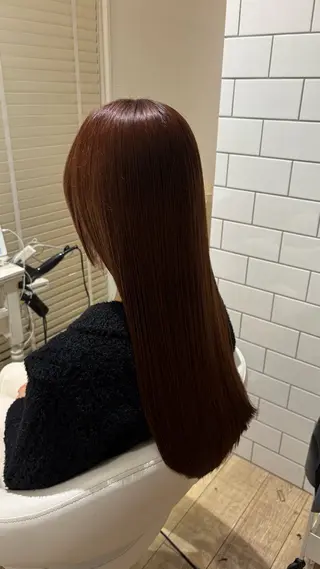 ミディアム カラー 似合わせ 顔周りYUUGAのヘアスタイル