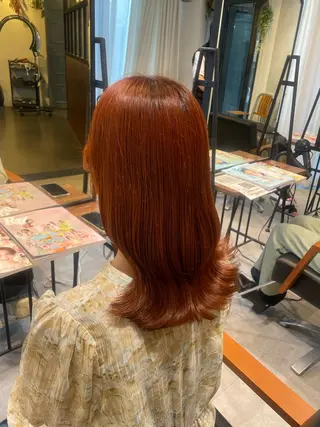 ミディアム カラー ヘアアレンジ ・˚✧すずね˚✧* lucia(ルチア)のマツエク・マツパデザイン