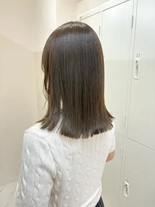 ミディアム 🍒透明感カラー/ セット/SAKURAのヘアスタイル