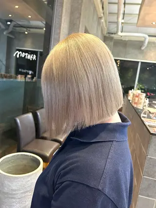 ショート カラー 🤍垢抜け♡透明感 カラーmoeka🤍のヘアスタイル