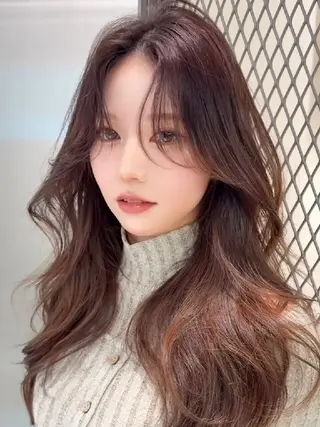 カラー ロング Lond Roleのヘアスタイル
