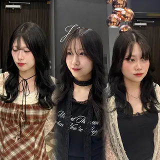 ロング HINAKO🩵 寒色カラー🪽のヘアスタイル