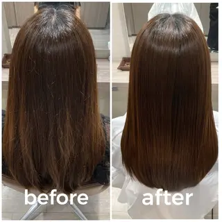 ロング カラー 年齢悩みを全て解消/ 白髪と癖毛 松本雄光のヘアスタイル