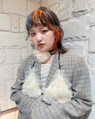 カラー ブリーチ/韓国 💫ひなた💫のヘアスタイル