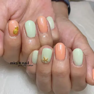 ネイル mks＊nail //  枚方長尾のネイルデザイン