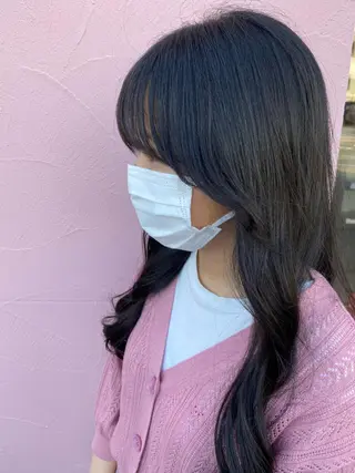 ロング カラー 似合わせレイヤー/ Wカラー🧸こころのヘアスタイル