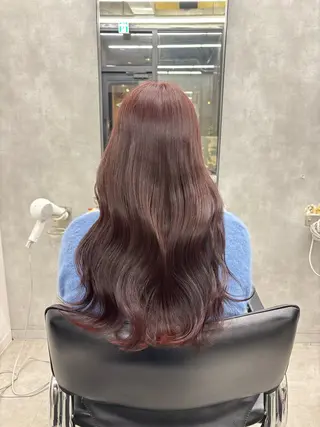 ロング カラー すぐ巻ける縮毛矯正 🍀勝倉　麗のヘアスタイル