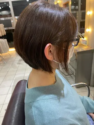 ショート 岡田 駿也のヘアスタイル