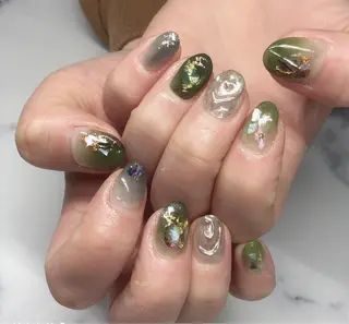 ロング カラー キッズ ネイル マツエク・マツパ 福田 加奈のネイルデザイン