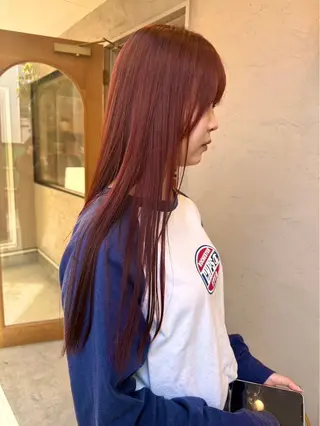 ロング カラー 西村 錬之介のヘアスタイル