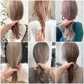 ミディアム カラー 韓国ヘア 店長NEGIのヘアスタイル