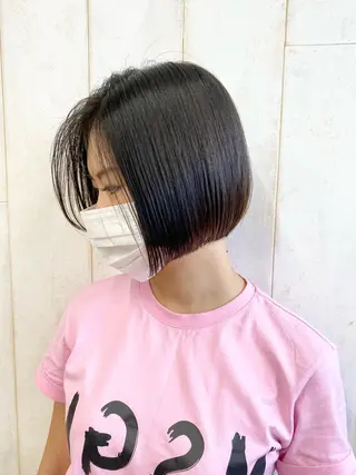 ミディアム カラー ✨艶髪✨ 奈須晴香のヘアスタイル