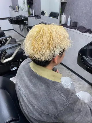 カラー パーマ メンズ メンズ専門美容師 BORDO/神谷のヘアスタイル