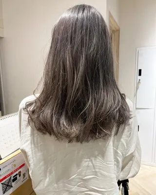 ロング カラー ヘアアレンジ 🌷ボブ/髪質改善 ストレートのヘアスタイル