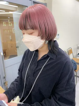 ミディアム カラー レイヤー暖色カラー 池袋Yamamotoのヘアスタイル