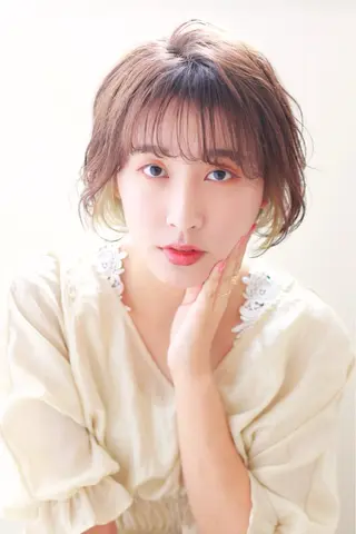 ショート ショートボブカット /堀内波玲のヘアスタイル