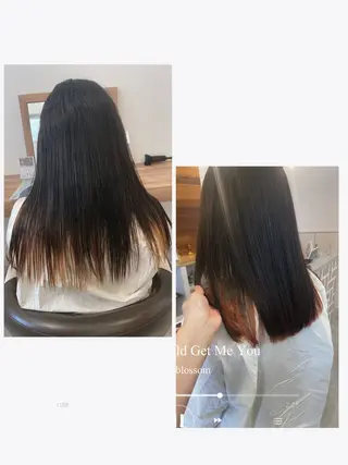 セミロング パーマ やまこし 美裕樹のヘアスタイル