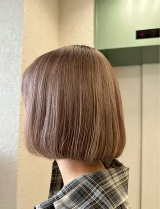 ショート カラー 艶髪 黄金比みくのヘアスタイル