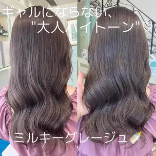 ロング カラー ヘアアレンジ Zina渋谷エリア マネージャShionのヘアスタイル
