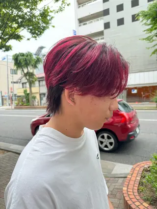 ショート カラー 🔥メンズ特化美容師 パーマのヘアスタイル