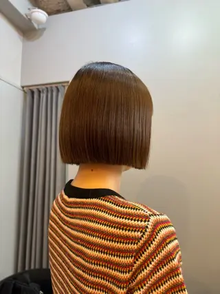 ミディアム や ぎ /似合わせ カラー/神戸美容室のヘアスタイル