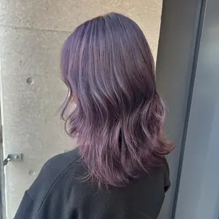 セミロング カラー 吉野 瑳桜のヘアスタイル
