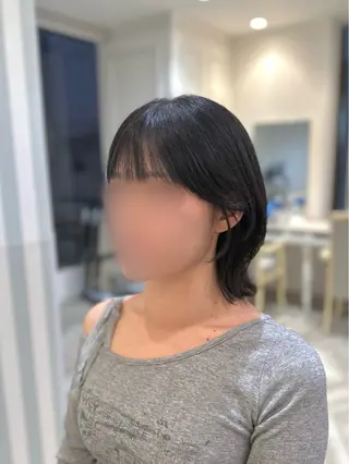 ミディアム 韓国ヘア 🇰🇷 RUKA 🩵🤍のヘアスタイル