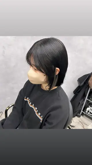ショート 縮毛矯正・髪質改善 特化 出納 直起のヘアスタイル
