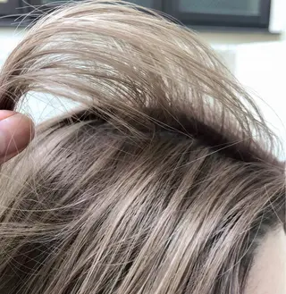 ミディアム カラー パーマ ヘアアレンジ 【白髪ぼかし 専門GBG】自由が丘のヘアスタイル