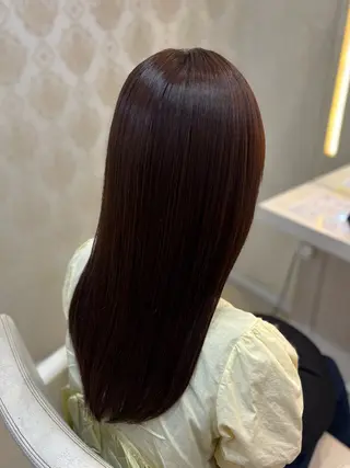 ロング カラー はらだ すずのヘアスタイル