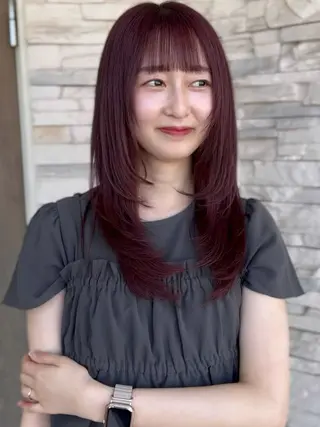 ロング パーマモデル募集中 渥美翔人のヘアスタイル