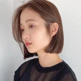 ショート カラー 🌱小顔ヘア/ボブ ミディアム/双葉🌱のヘアスタイル