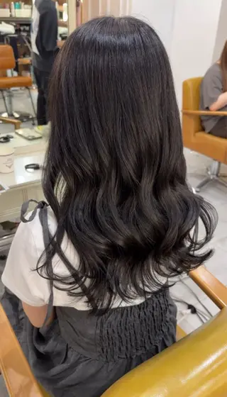 セミロング カラー 🍟月舘りほ カラー/髪質改善🍟のヘアスタイル