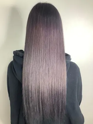 ロング 坂野 結子のヘアスタイル