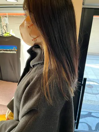 ロング カラー イマイ リサのヘアスタイル