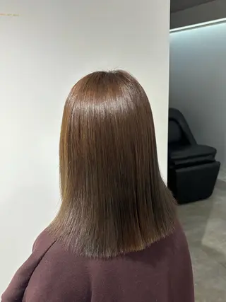 ミディアム カラー CreBiA ayanoのヘアスタイル
